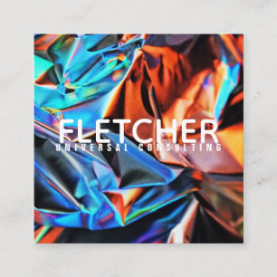 FARBE QUADRATISCHE VISITENKARTE