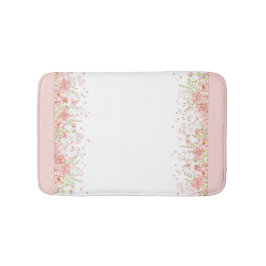 Farbe Rosa Pfirsich Weiße Blumenrinde Badematte