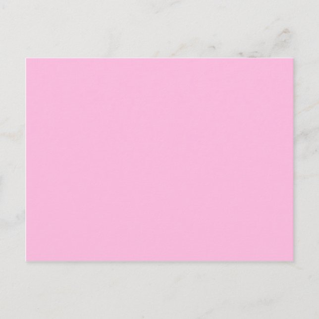 Farbe Rosa Postkarte (Vorderseite)
