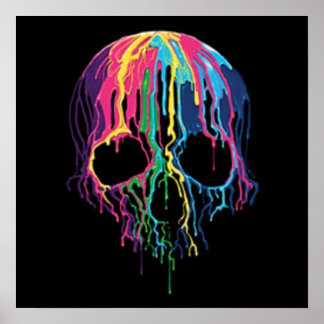 Farbe schwarz poster