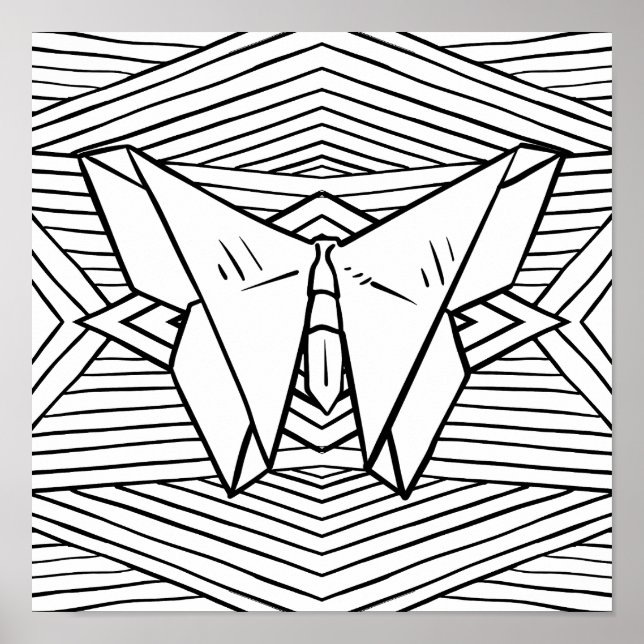 Farbe selbst oder als Schwarz-Weiß-Kunst Poster (Vorne)