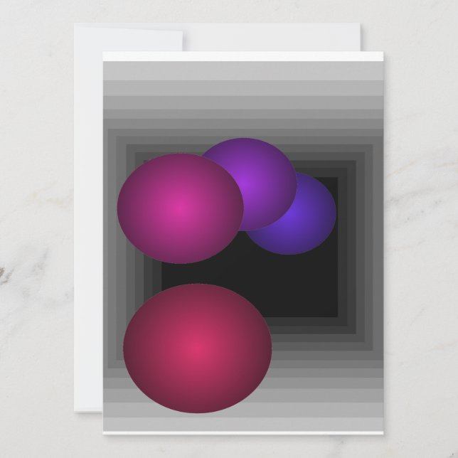 Farbe Spaß optische Illusion Unendlichkeit Spheres (Vorderseite)