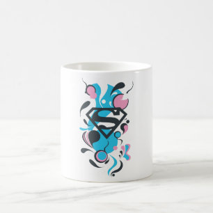 Farbe Splash Blau Tasse