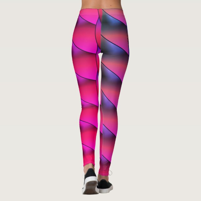 Farbe, süß, farbenfroh, Farben, trendy Leggings (Rückseite)