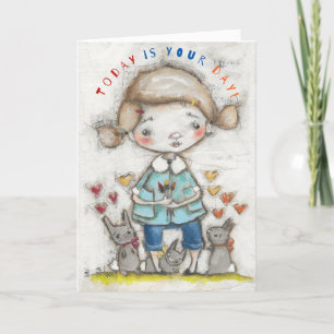 Farbe - Tag - Grußkarte Dankeskarte