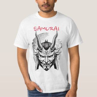 Farbe T's Samurai Masken Handwerk T-Shirt