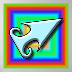 Farbe und Richtung Poster