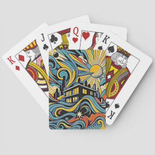 Farbe und Vorstellungskraft Spielkarten