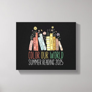 Farbe - unsere Welt - Sommerlesen 2025 Leinwanddruck