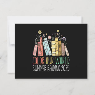 Farbe - unsere Welt - Sommerlesen 2025 Postkarte