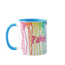 Farbe Wasser? Regenbogen-Tropfen Tasse