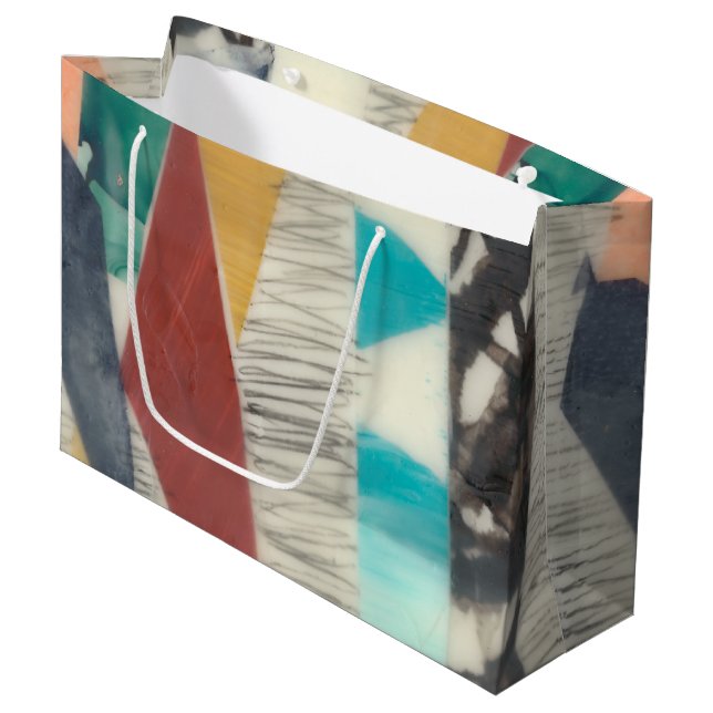 FarbEdge II Große Geschenktüte (Vorderseite Schrägansicht)