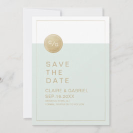 Farbeditierbar minimalistisch modern Save the Date