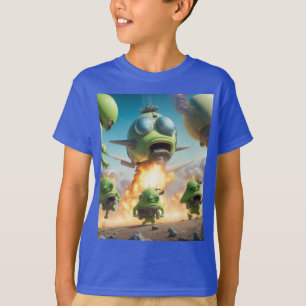 Farbeffekte Alien UFO T-Shirt