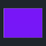 Farbelektrikum Postkarte<br><div class="desc">farbiges Indigo 6F00FF</div>