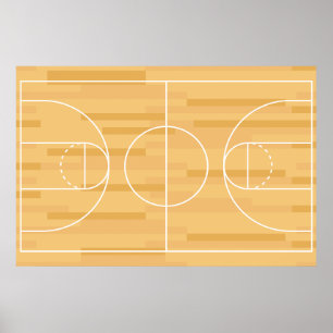 Farben anzeigen - Basketball Poster