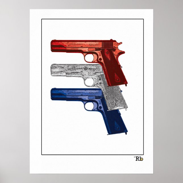 Farben anzeigen: Colt 1911 Poster (Vorne)