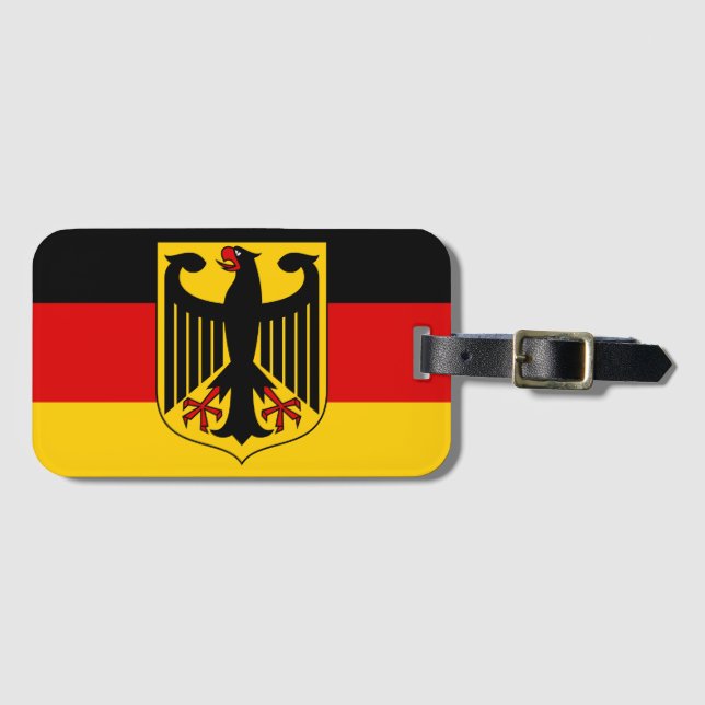 Farben anzeigen - Deutschland Gepäckanhänger (Vorderseite (Horizontal))