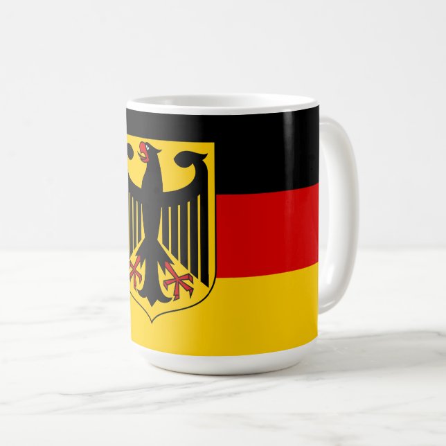 Farben anzeigen - Deutschland Kaffeetasse (VorderseiteRechts)