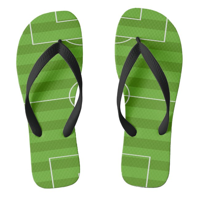 Farben anzeigen - Fußball Flip Flops (Fußbett)