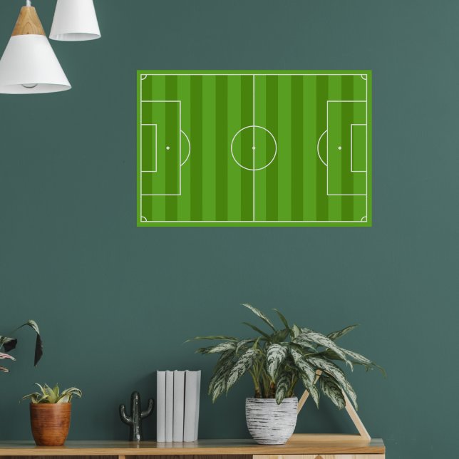Farben anzeigen - Fußball Poster (Wohnzimmer 1)