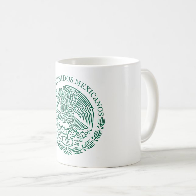 Farben anzeigen - Mexiko Kaffeetasse (VorderseiteRechts)