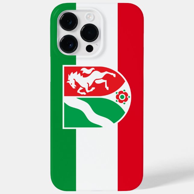 Farben anzeigen - Nordrhein-Westfalen Case-Mate iPhone Hülle (Rückseite)
