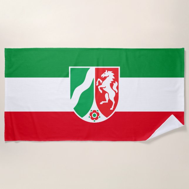 Farben anzeigen - Nordrhein-Westfalen Strandtuch (Vorderseite)