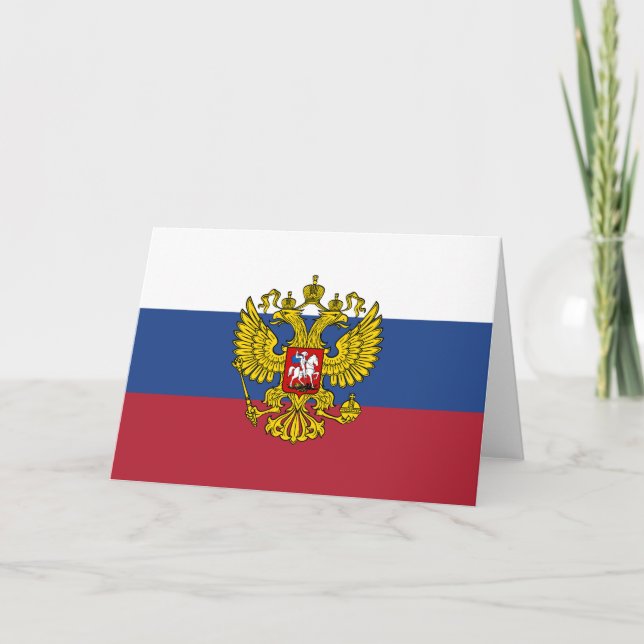 Farben anzeigen - Russland Dankeskarte (Vorderseite)