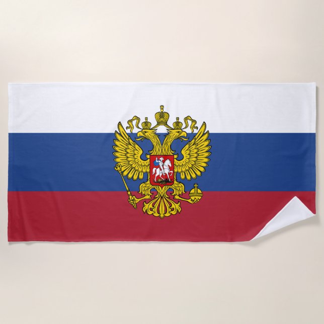 Farben anzeigen - Russland Strandtuch (Vorderseite)
