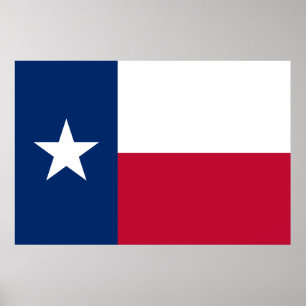 Farben anzeigen - Texas Poster