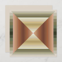 Farben brauner, grüner und tangestreifter Muster