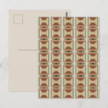 Farben brauner, grüner und tangestreifter Muster