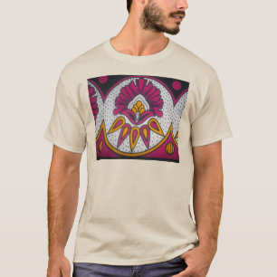 Farben cool Retro Vintag afrikanischer Styl T-Shirt