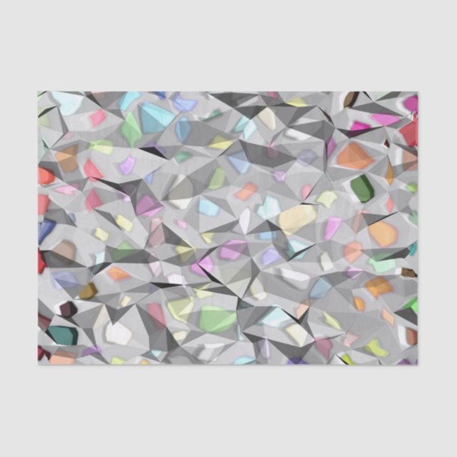 Farben Creiertes Papiertaschentuch Seidenpapier (Vorderseite)