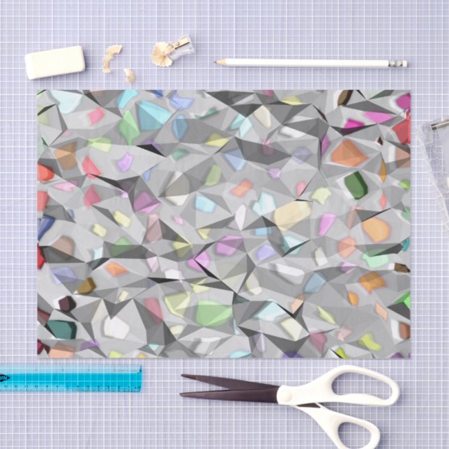 Farben Creiertes Papiertaschentuch Seidenpapier (Handwerk)