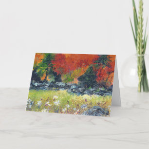 Farben der Herbst-Gruß-Karte durch Maureen A. Karte