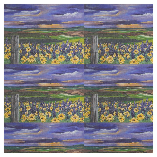 Farben der Hochebene Stoff (Muster)