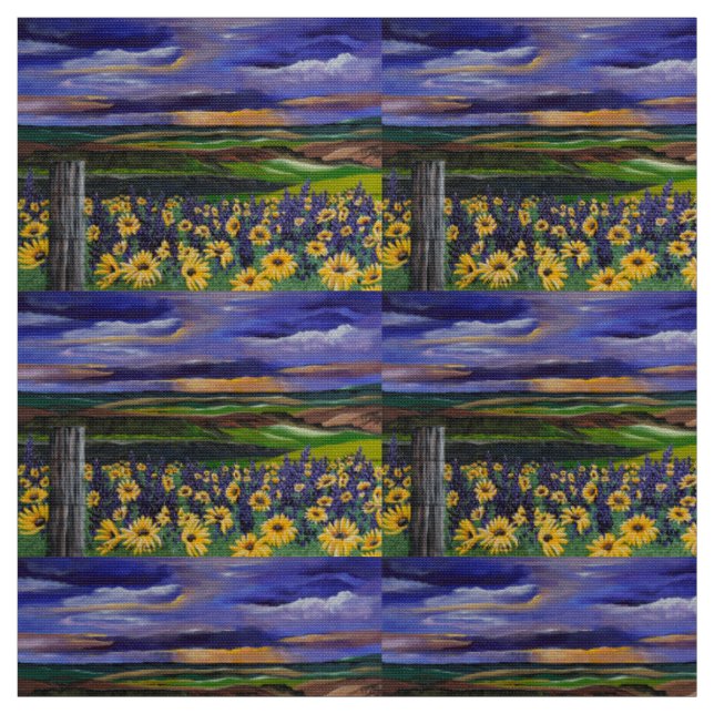 Farben der Hochebene Stoff (Muster)