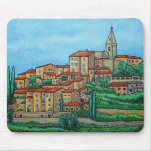 Farben der Krillon-le-Brave, provenzalische Mauspa Mousepad