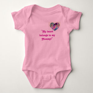 Farben der Liebe, "mein Herz gehört meiner Mama! Baby Strampler