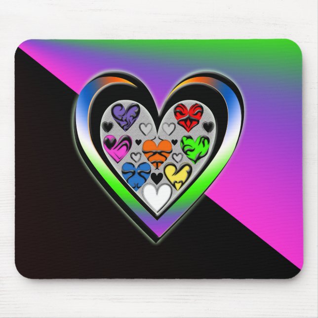 Farben der Liebe Mousepad (Vorne)