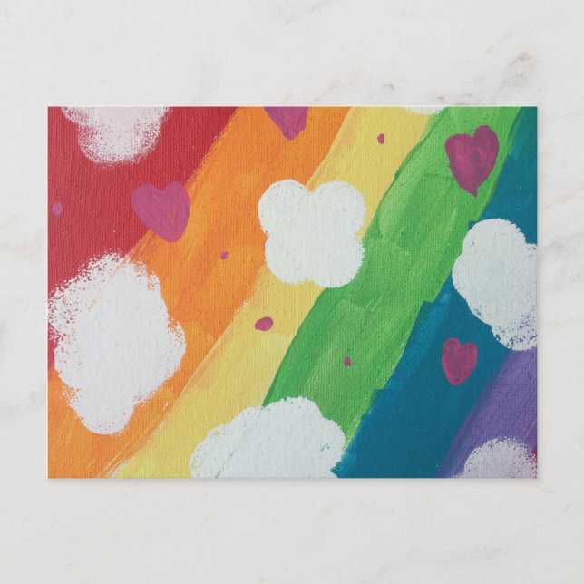 Farben der Liebe Postkarte (Vorderseite)