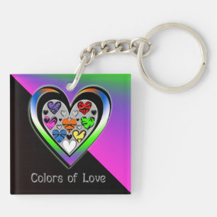 Farben der Liebe Schlüsselanhänger
