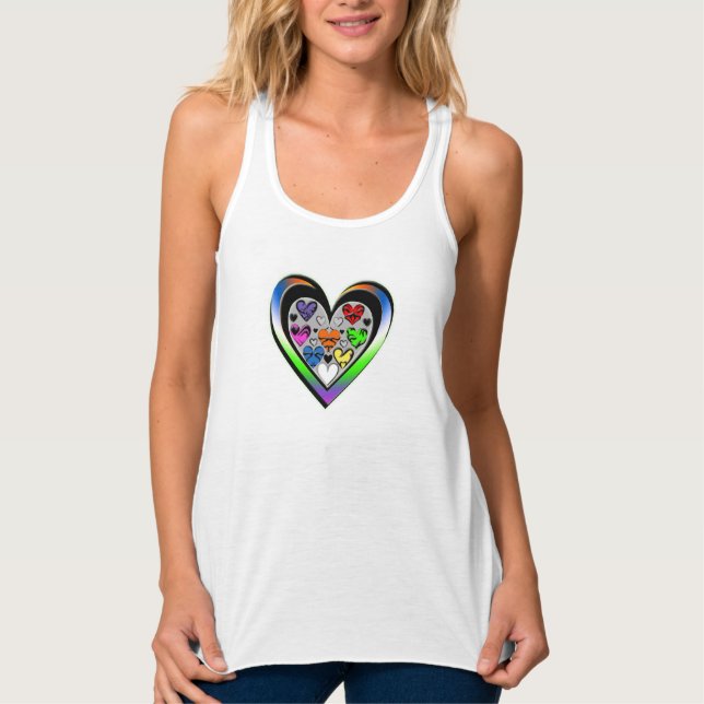 Farben der Liebe Tank Top (Vorderseite)