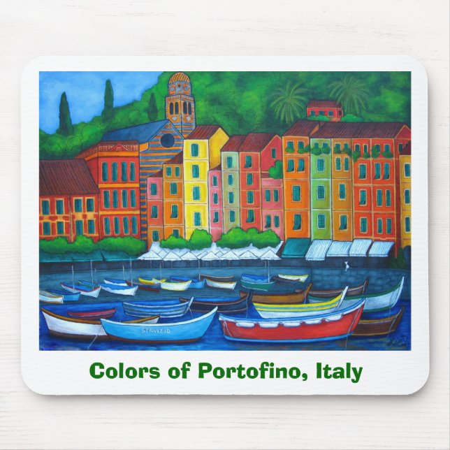 Farben der Portofino Mausunterlage Mousepad (Vorne)