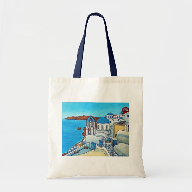 Farben der Santorini Taschen-Tasche durch Lisa Tragetasche (Vorne)