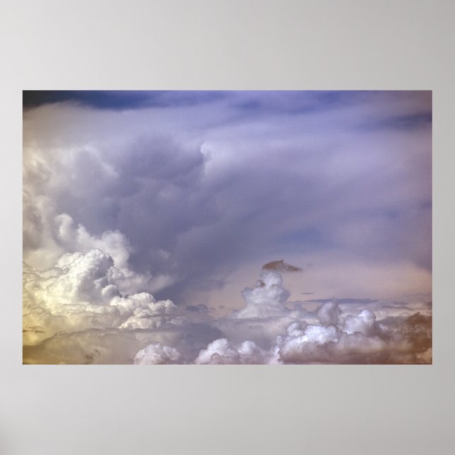 Farben der Sky Print Poster (Vorne)