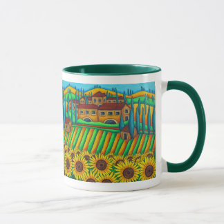 Farben der Toskana-Kaffee-Tasse Tasse