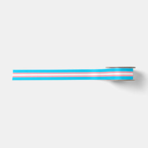 Farben der Transgender-Pride-Flag Satinband